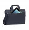 Rivacase 8221 notebook case 33.8 cm (13.3") Briefcase Black