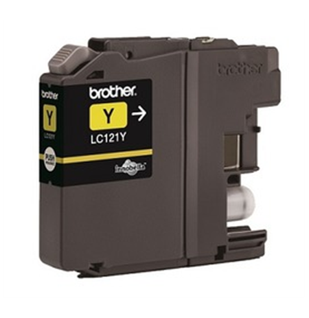 Brother LC121Y, Yellow Ink Cartridge 300 pages