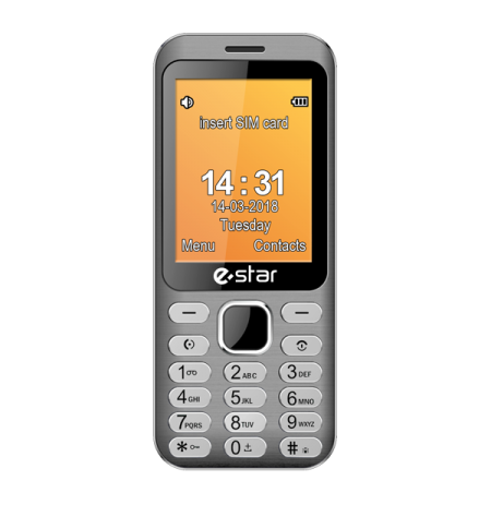 eSTAR Feature Phone X28 Silver Dual SIM