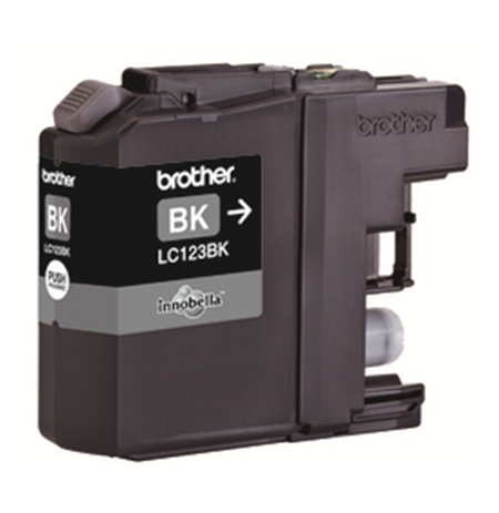Brother LC123BK, Black Ink Cartridge 600 pages
