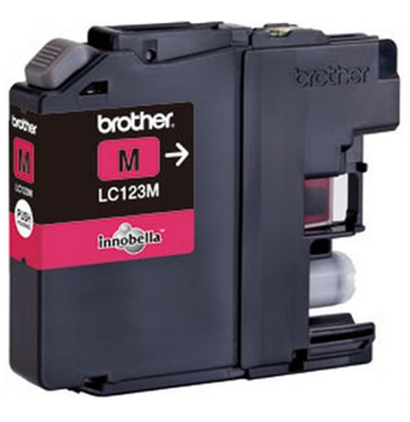 Brother LC123M, Magenta Ink Cartridge 600 pages