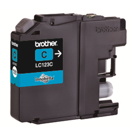 Brother LC123C, Cyan Ink Cartridge 600 pages