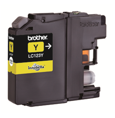 Brother LC123Y, Yellow Ink Cartridge 600 pages