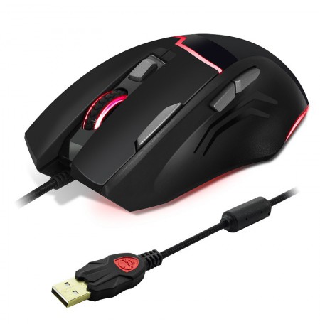 Spirit Of Gamer Elite Series Optinė Pelė Žaidimams ELITE M10 + PAD Juoda