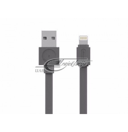 Cable allocacoc USBcable Lightning Flat 10451GY/LGHTBC (USB 2.0 type A - Lightning , gray color)