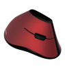 LOGILINK -  Ergonomic vertical mouse, wireless 2.4 GHz, red