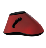 LOGILINK -  Ergonomic vertical mouse, wireless 2.4 GHz, red