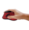 LOGILINK -  Ergonomic vertical mouse, wireless 2.4 GHz, red
