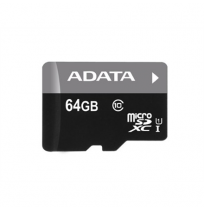 ADATA | Premier UHS-I | 64 GB | MicroSDXC | Flash memory class 10 | SD adapter