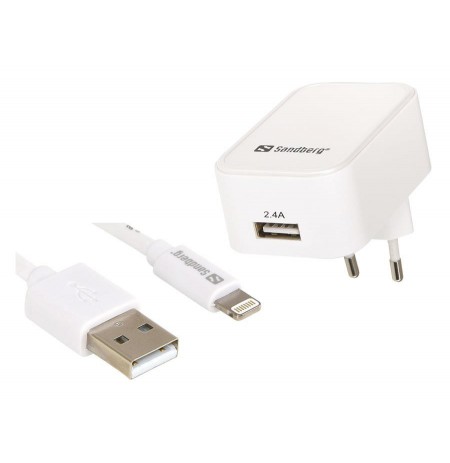 Sandberg AC Charger EU Lightning 2.4A