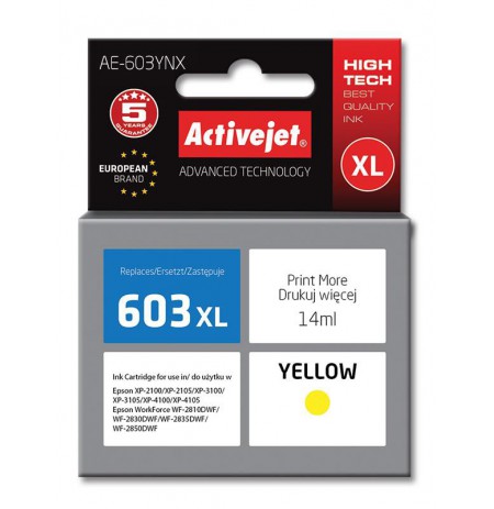Activejet rašalas skirtas Epson 603XL AE-603YNX