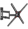 BARKAN BM343 13"-65" lygiam/lenktam TV, 4 lankstų, sieninis, juodas