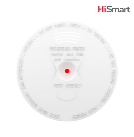 HiSmart bevielis dūmų detektorius (sertifikatas BS EN 14604:2005)