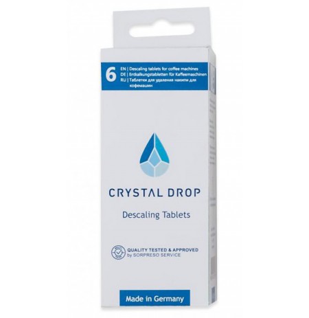 CRYSTAL DROP nukalkinimo tabletės 6 vnt.