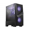 MSI MAG FORGE 100M PC Case, Mid-Tower, USB 3.2, Black | MSI | MAG FORGE 100M | ATX | Black
