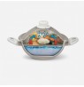 Pensofal White Diamond Vapsi 24cm (2 Handles W/LID) 6316
