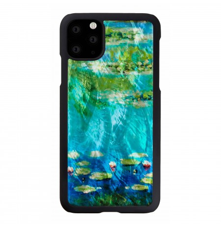 iKins SmartPhone case iPhone 11 Pro Max water lilies black