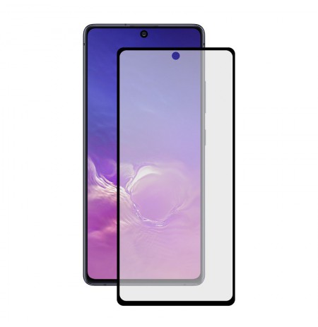 Samsung Galaxy A91/S10 Lite 2.5D Tempered Screen Glass By Ksix Black