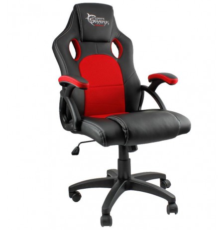 White Shark Gaming Chair Kings Throne black/red