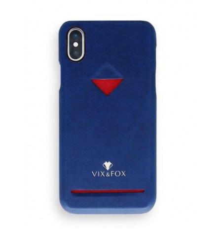 VixFox Card Slot Back Shell for Iphone XSMAX navy blue