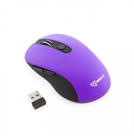 Sbox Wireless Mouse WM-911U purple
