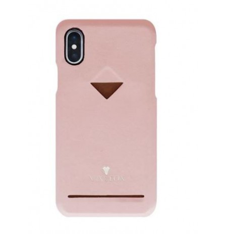VixFox Card Slot Back Shell for Iphone X/XS pink