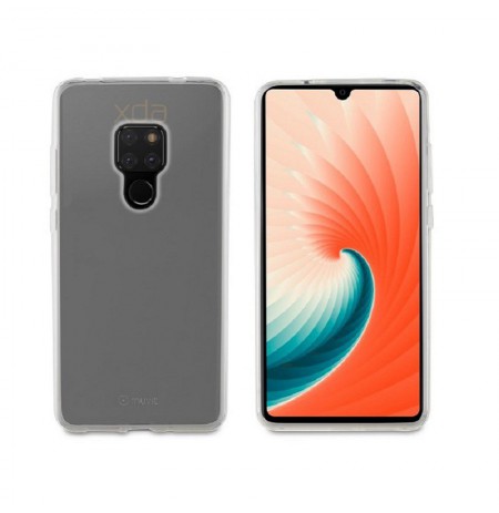 Huawei Mate 20 Crystal Soft Nugarėlė Muvit Permatoma
