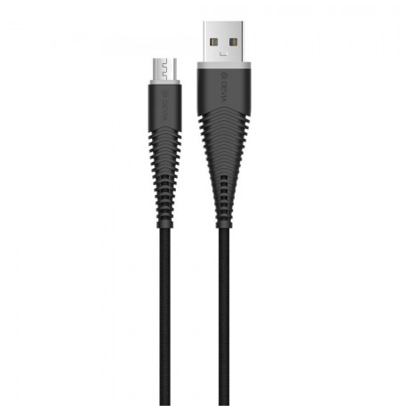 Devia Fish 1 Series Cable for Micro USB (5V 2.4A,1.5M) black