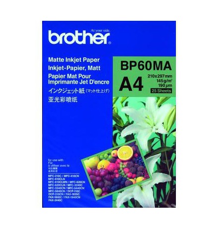 BROTHER MATTE INKJET PAPER A4 (25SH)