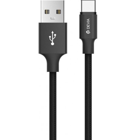 Devia Pheez Series Cable for Micro USB (5V 2.4A,1M) black