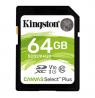 Kingston | Canvas Select Plus | UHS-I | 64 GB | SDXC | Flash memory class 10