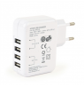 Gembird Universal USB charger EG-U4AC-02 White