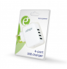 Gembird Universal USB charger EG-U4AC-02 White