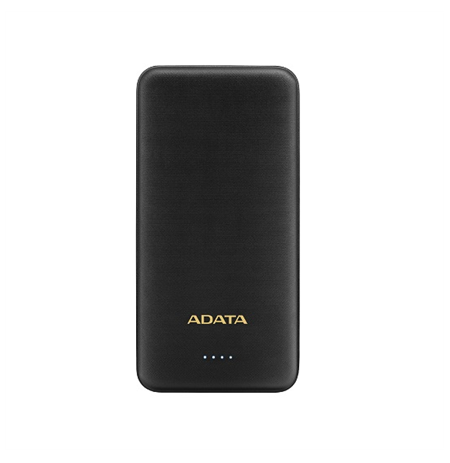 ADATA Power bank AT10000 10000 mAh, Dual USB, Black