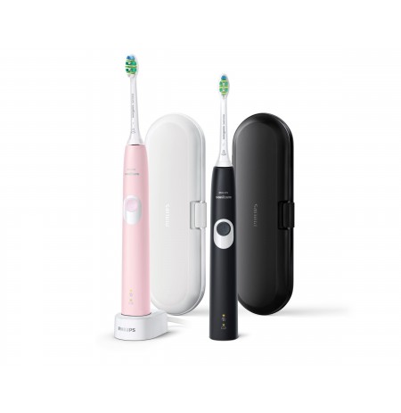 Philips 4300 series HX6800/35 electric toothbrush Adult Sonic toothbrush Black,Pink