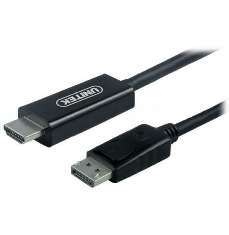 UNITEK CABLE DISPLAYPORT TO HDMI 1,8M, Y-5118CA