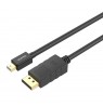 UNITEK Y-C611BK DisplayPort cable 2 m Mini DisplayPort Black