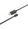 UNITEK Y-C611BK DisplayPort cable 2 m Mini DisplayPort Black