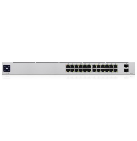 Ubiquiti Networks UniFi 24-Port PoE Managed L2/L3 Gigabit Ethernet (10/100/1000) Silver 1U Power over Ethernet (PoE)