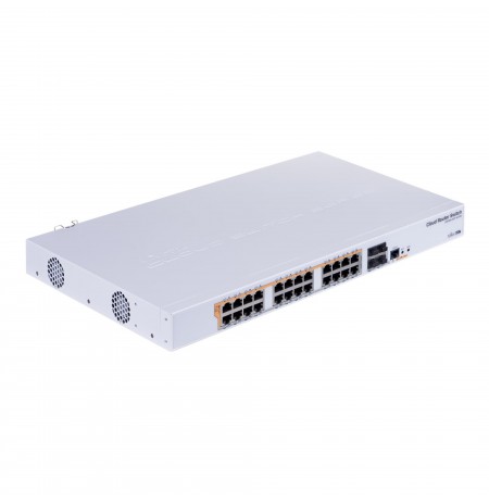 Switch Rack MikroTik CRS328-24P-4S+RM (24x 10/100/1000 Mbps)