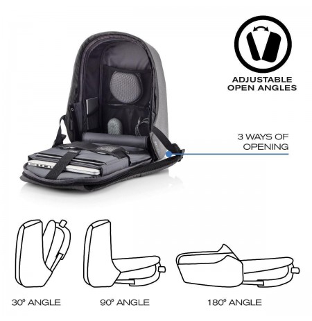XD DESIGN ANTI-THEFT BACKPACK BOBBY HERO XL GREY P/N: P705.712