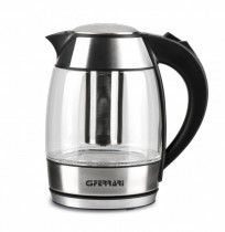 G3 Ferrari BolleBlu electric kettle 1.8 L 2200 W Black, Stainless steel, Transparent