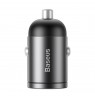 Mini car charger Baseus Tiny Star USB-C, QC 4.0+, PD, 30W (gray)