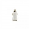 Sbox Dual USB Car Charger CC-221W coconut white