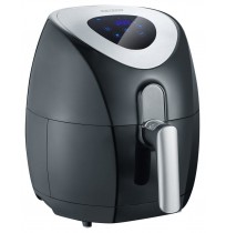 Severin 2430 Single 3.2 L Stand-alone 1500 W Hot air fryer Black, Stainless steel