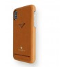 VixFox Card Slot Back Shell for Samsung S9 caramel brown