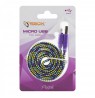 Sbox USB-daugiau Micro USB 2.0 M/M 1m colorfull blister purple