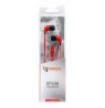 Sbox Stereo Earphones with Microphone EP-038 red