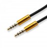 Sbox AUX Cable 3.5mm to 3.5mm golden kiwi gold 3535-1.5G