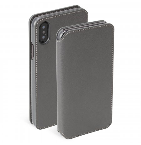 Krusell Pixbo 4 Card SlimWallet Apple iPhone XS Max grey